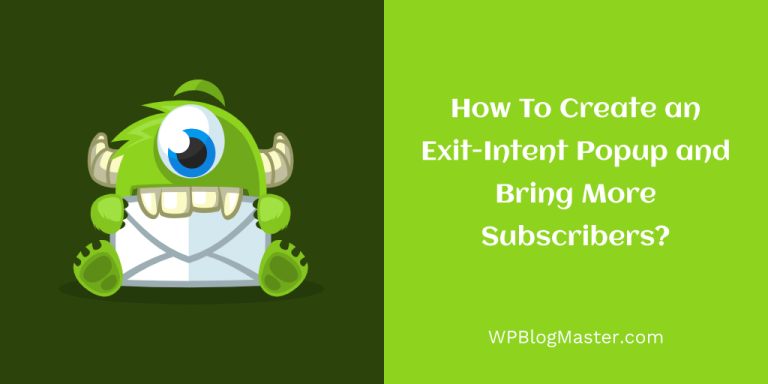 create an exit-intent popup