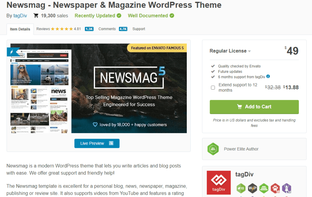 NewsMag - google adsense WordPress themes